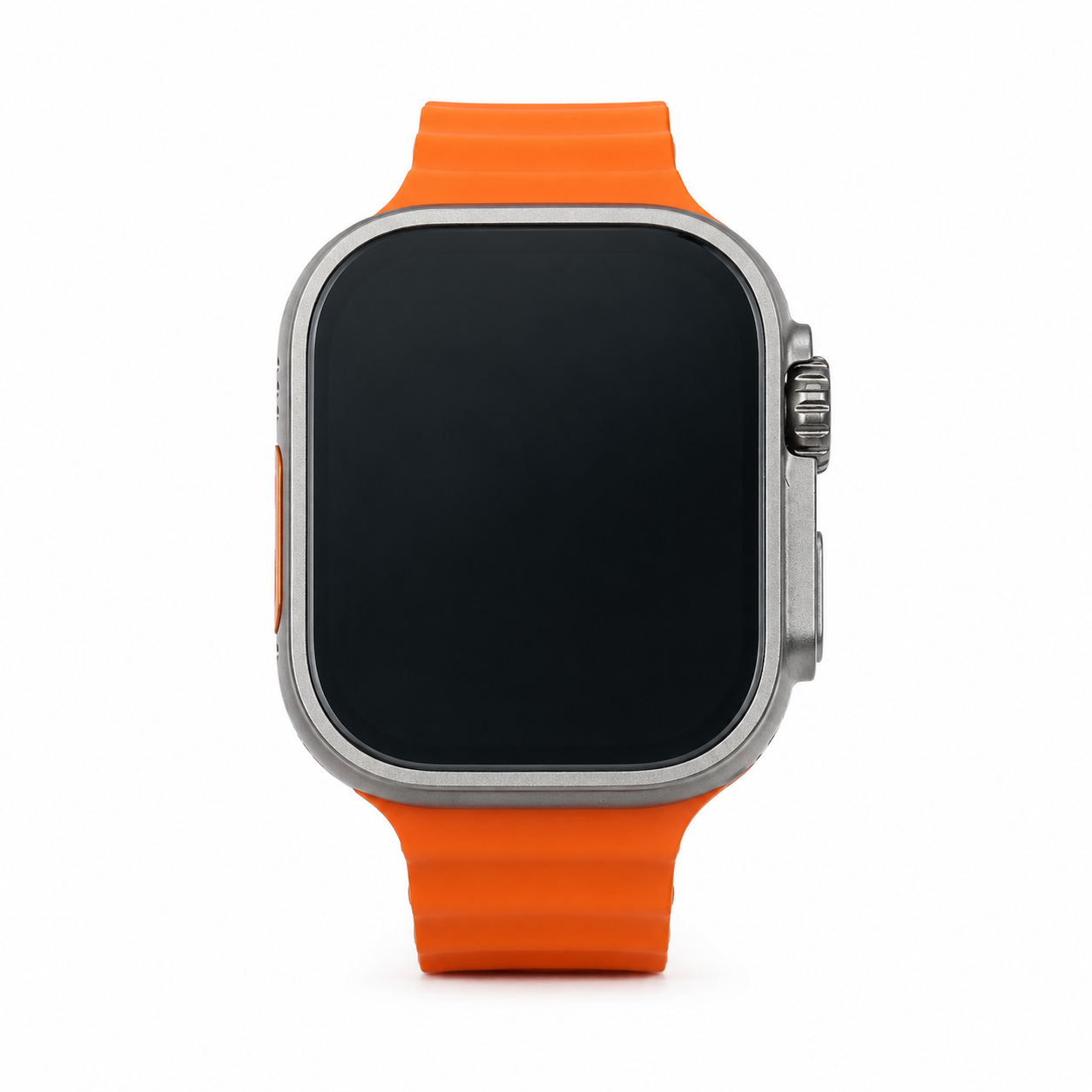 WATCH ULTRA Cellular Android Smartwatch with 5G SIM, Wi-Fi & AMOLED Display – Orange Strap