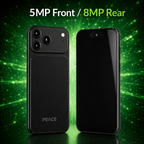 PEACE Mini Smartphone | 8GB RAM + 128GB Storage | Octa-Core Processor | 4G Dual SIM | 5MP Front + 8MP Rear Camera