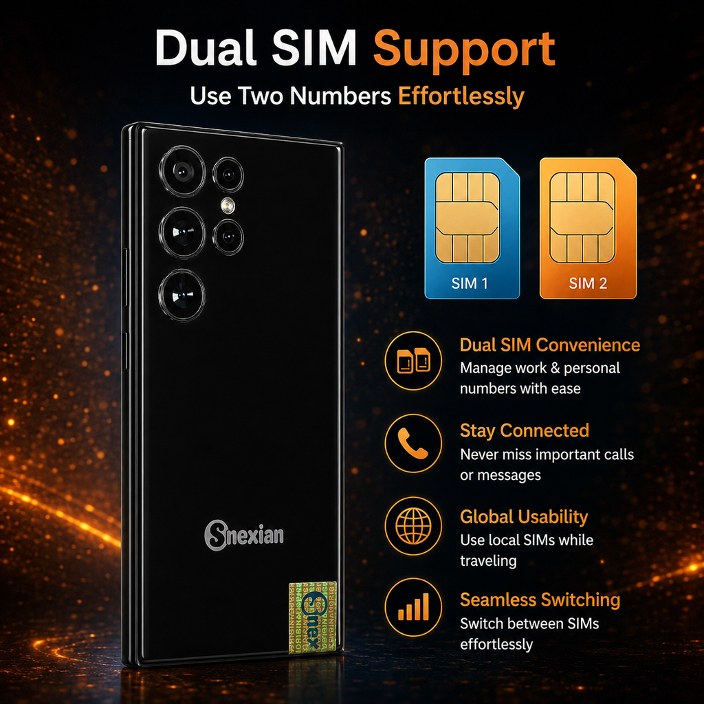 MRG Snexian Bold T440 Mini Smartphone | 3GB RAM + 16GB Storage | 4G Dual SIM | WiFi & Bluetooth | Compact Android Phone