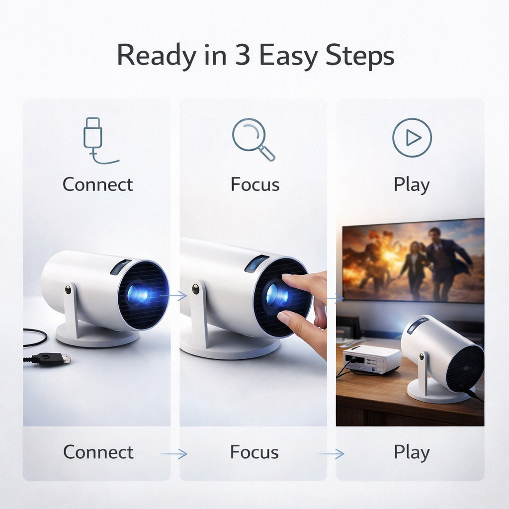 4k Smart Projector