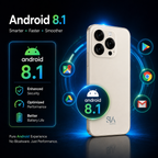 SIA Vantage Pro 5 4G Mini Smartphone | 3” Display | Android 8.1 | 2GB RAM + 16GB Storage | Dual SIM 4G | Compact Pocket Phone