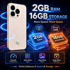 SIA Vantage Pro 5 4G Mini Smartphone | 3” Display | Android 8.1 | 2GB RAM + 16GB Storage | Dual SIM 4G | Compact Pocket Phone