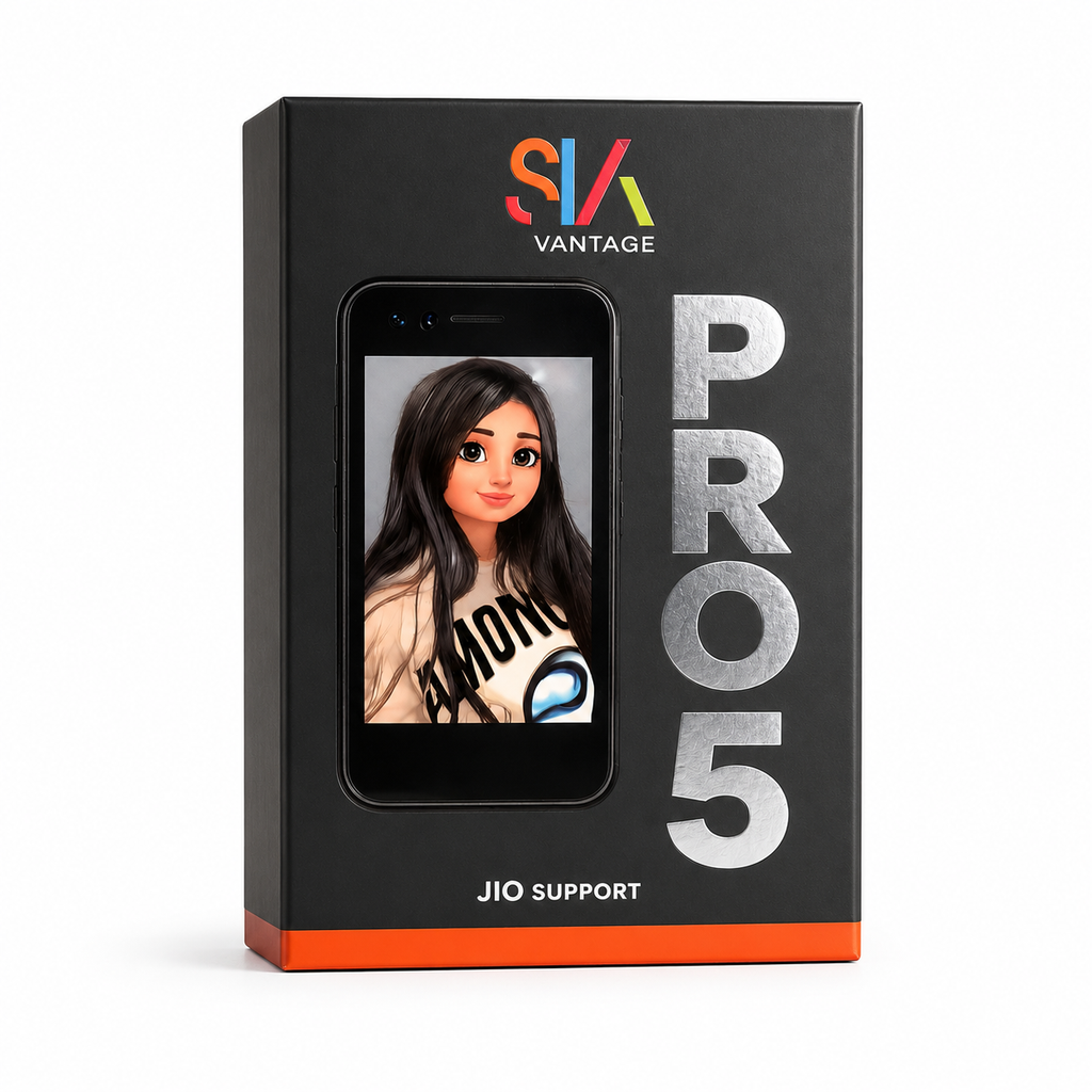 SIA Vantage Pro 5 4G Mini Smartphone | 3” Display | Android 8.1 | 2GB RAM + 16GB Storage | Dual SIM 4G | Compact Pocket Phone