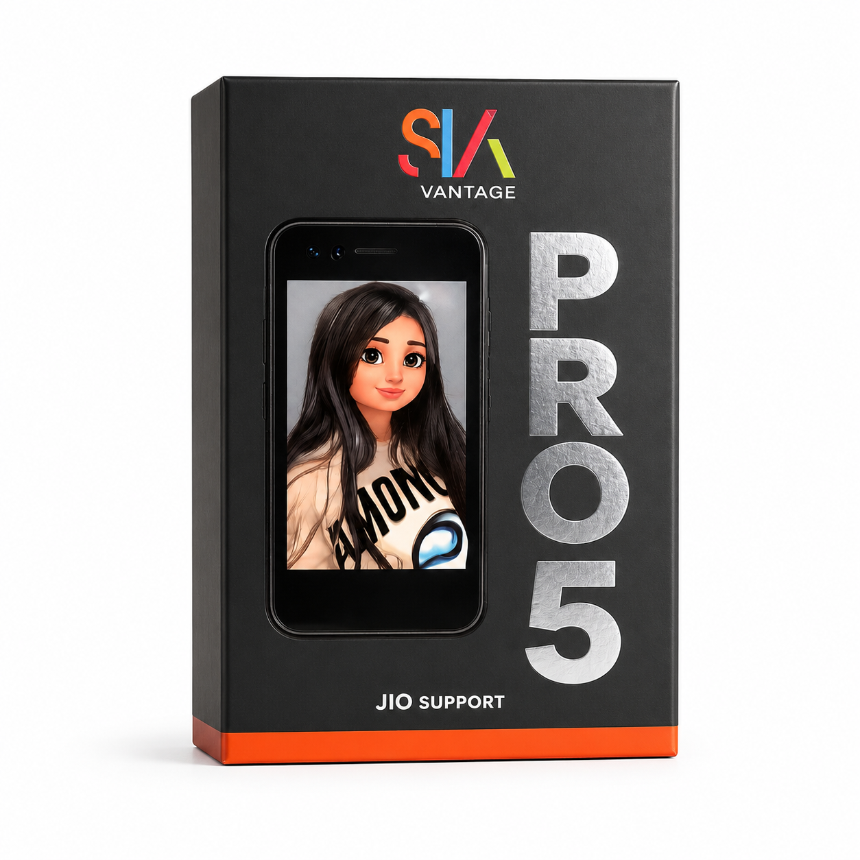 SIA Vantage Pro 5 4G Mini Smartphone | 3” Display | Android 8.1 | 2GB RAM + 16GB Storage | Dual SIM 4G | Compact Pocket Phone