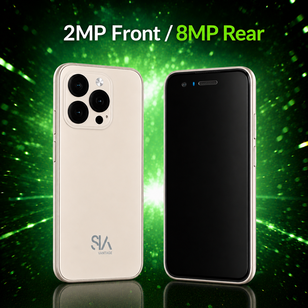 SIA Vantage Pro 5 4G Mini Smartphone | 3” Display | Android 8.1 | 2GB RAM + 16GB Storage | Dual SIM 4G | Compact Pocket Phone