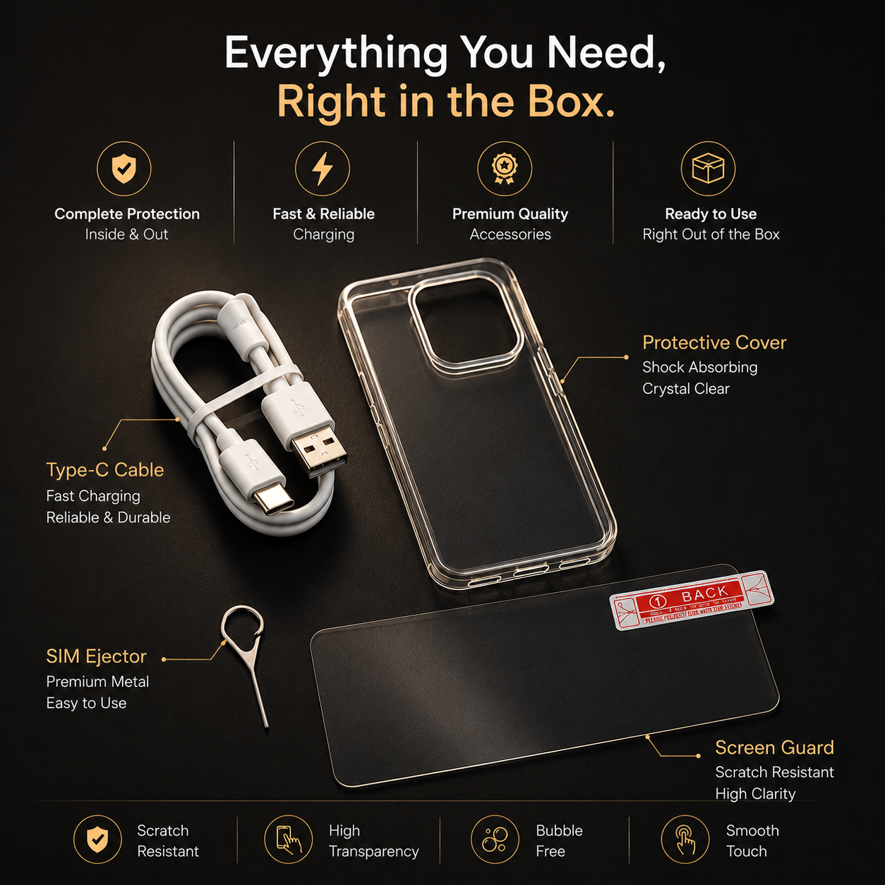 PEACE Mini Smartphone | 8GB RAM + 128GB Storage | Octa-Core Processor | 4G Dual SIM | 5MP Front + 8MP Rear Camera
