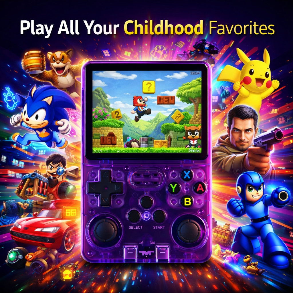 R36S Retro Handheld Game Console